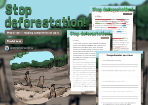 Year 5 Model Text – Persuasive – Stop deforestation!