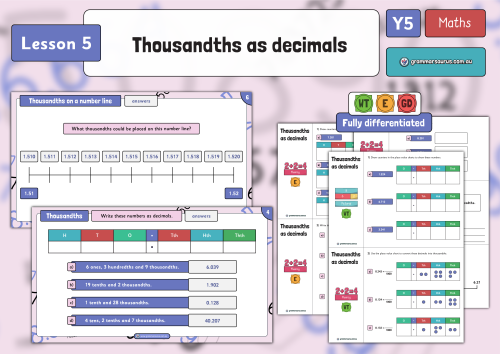 year-5-maths-decimals-part-1-thousandths-as-decimals-lesson-5