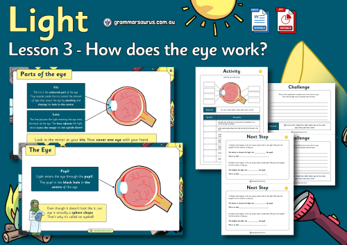 Year 5/6 Science – Light – How does the eye work? – Lesson 3 ...