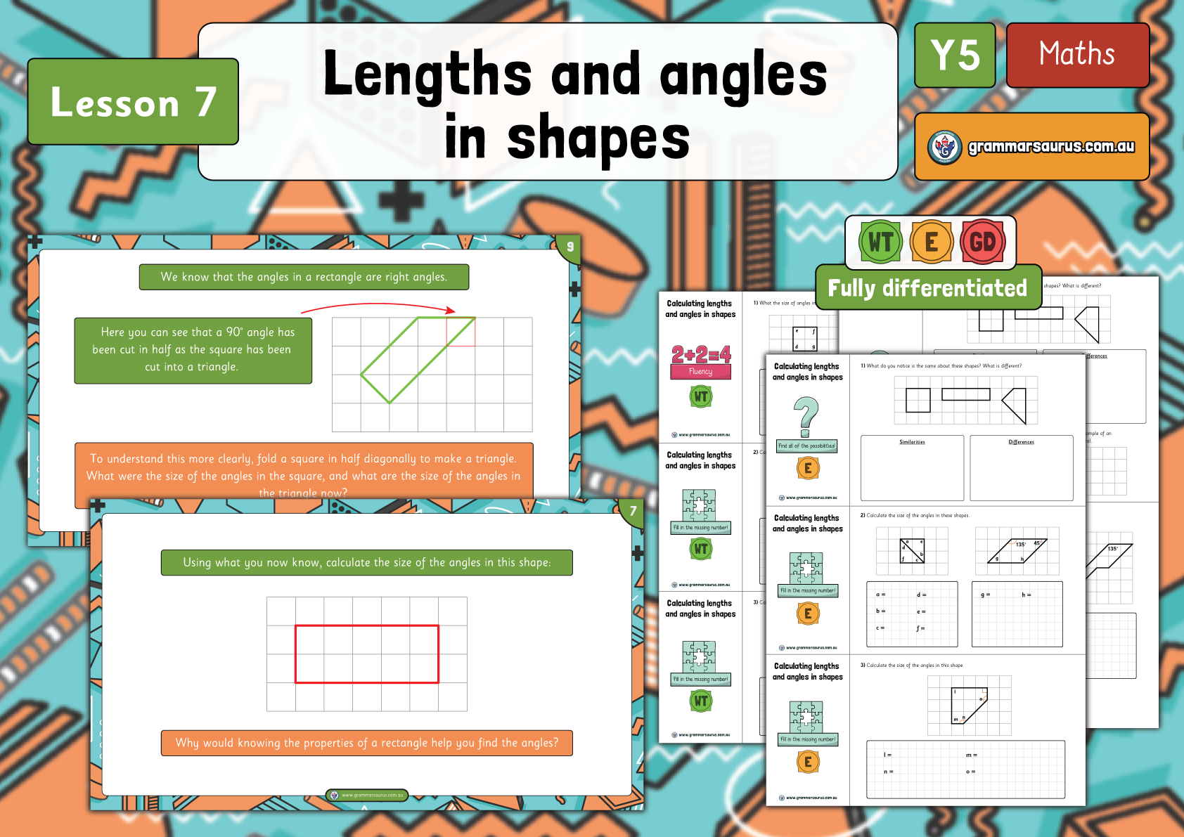 Year 5 Properties of Shape – Lengths and angles in shapes – Lesson 7 ...