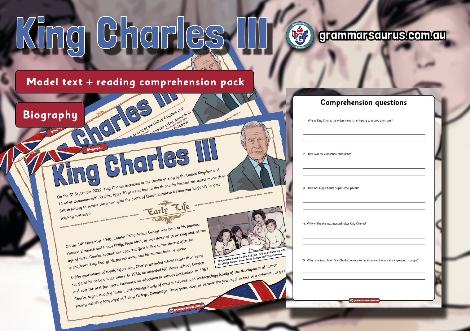 Year 5 Model Text – Recount – King Charles III (Biography ...